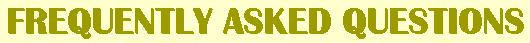 frequently asked questions